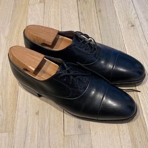 Bally Cap Toe Dress Shoes. Black Size 10.5
